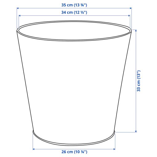VITLÖK, plant pot/in/outdoor, 32 cm, 605.607.10