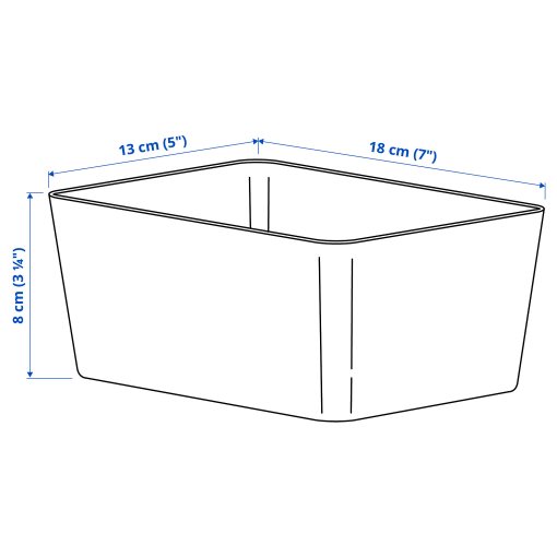 KUGGIS, box, 13x18x8 cm, 605.685.46