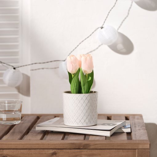 FEJKA, artificial potted plant/in/outdoor/tulip, 9 cm, 605.716.81