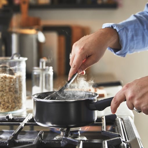 HEMLAGAD, saucepan non-stick coating, 1 l, 605.809.11