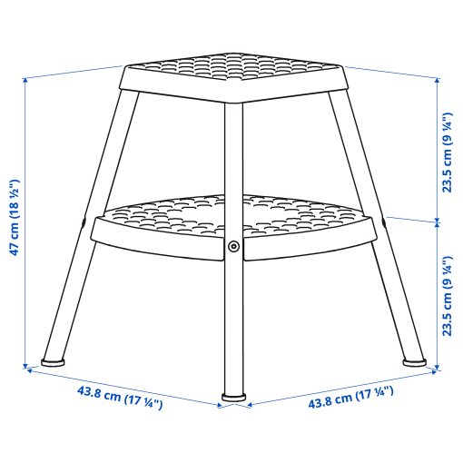 HADDARP, step stool, 4-way, 605.819.44