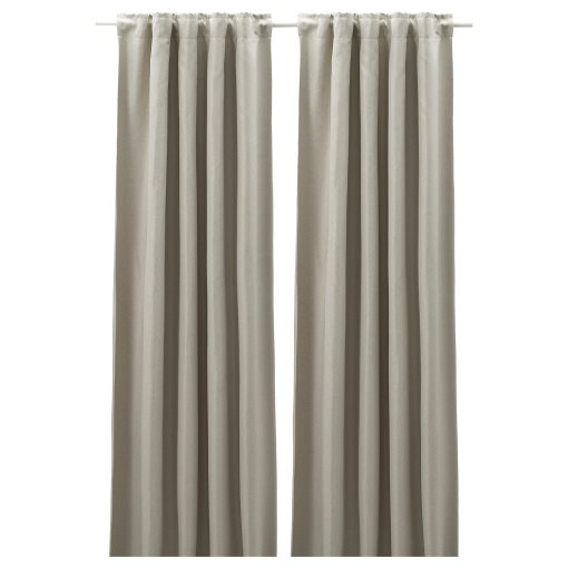 ANNAKAJSA, room darkening curtains 145x300 cm, 1 pair, 605.834.29