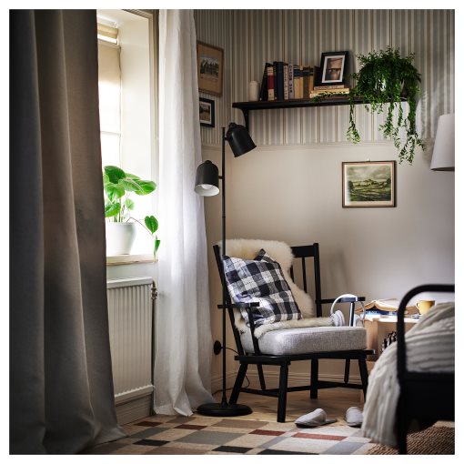 ANNAKAJSA, room darkening curtains 145x300 cm, 1 pair, 605.834.29