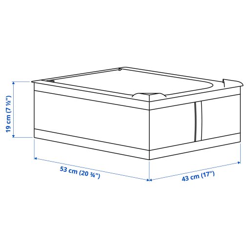 SKUBB, storage case, 43x53x19 cm, 605.910.47