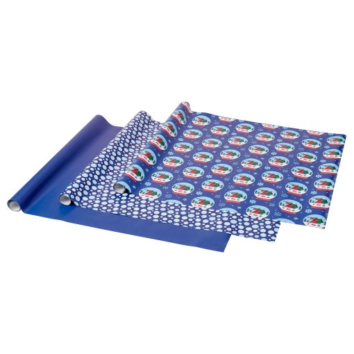 VINTERFINT, ρολό χαρτιού περιτυλίγματος, 3 τεμ. 3x0.7 m/2.10 m², 606.029.70