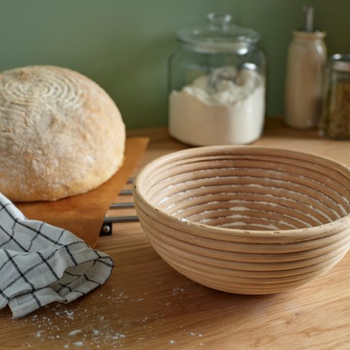 BANDSLÄTTING, proofing/bread basket, 22 cm, 606.034.89