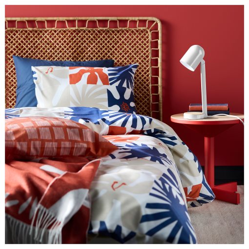 HYLSNEJLIKA, duvet cover and 2 pillowcases, 240x220/50x60 cm, 606.055.15