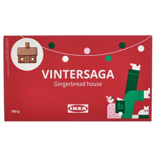 VINTERSAGA, gingerbread house, 300 g, 606.124.17