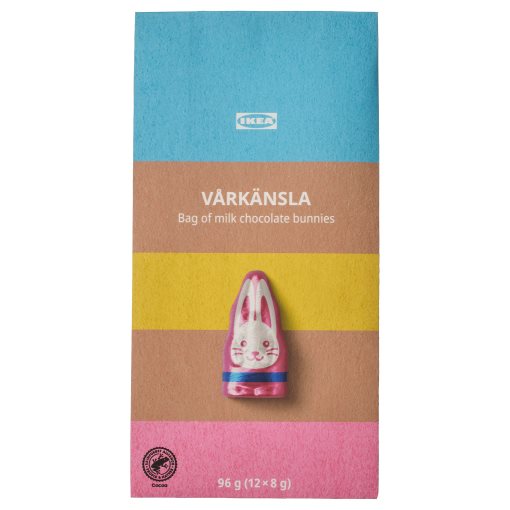 VÅRKÄNSLA, bag of milk choco bunnies/RAC certified, 96 g, 606.300.39