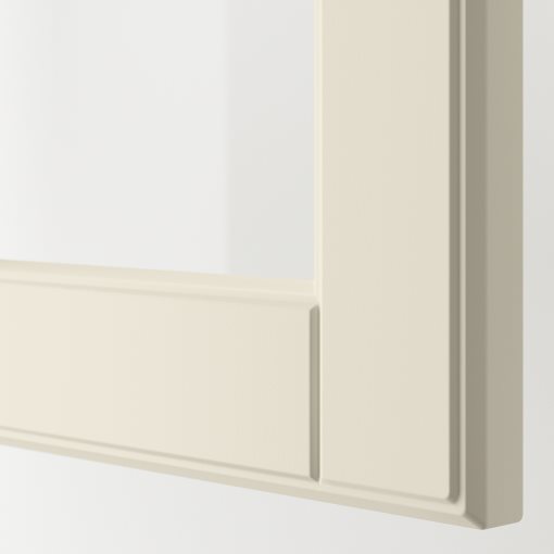 METOD, wall cabinet with shelves/glass door, 40x80 cm, 693.949.76