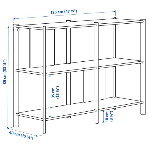 JÄTTESTA, storage combination, 240x85 cm, 694.948.29