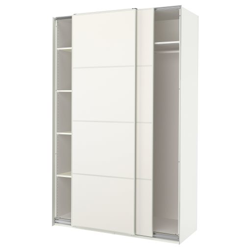 PAX/MEHAMN, ντουλάπα με συρόμενες πόρτες, 150x66x236 cm, 695.003.02