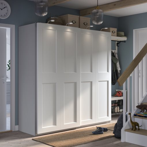 PAX/GRIMO, wardrobe combination, 200x66x201 cm, 695.028.48