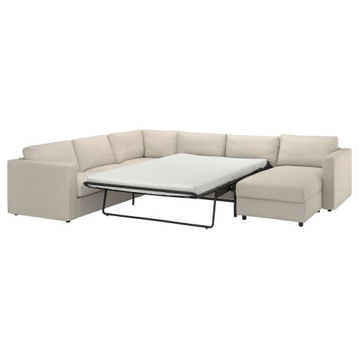 VIMLE, corner sofa-bed, 5-seat with chaise longue, 695.452.25