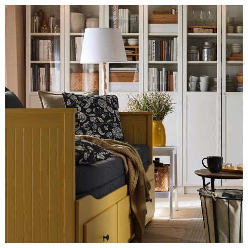 HEMNES, day-bed with 3 drawers/2 mattresses, 80x200 cm, 695.598.68