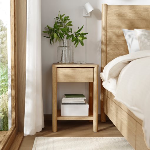 TONSTAD, bedroom furniture including bed storage set of 3, 160x200 cm, 695.775.46