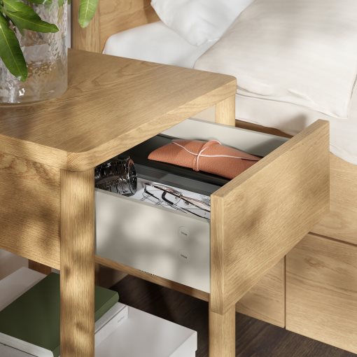 TONSTAD, bedroom furniture including bed storage set of 3, 160x200 cm, 695.775.46