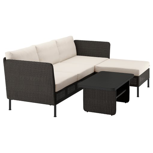 VITTSKÄR, 3-seat conversation set with chaise longue, outdoor, 695.912.55