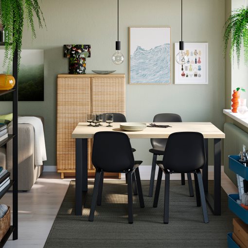 SKÅLSTA, τραπέζι και 4 καρέκλες, 140x80 cm, 696.089.96