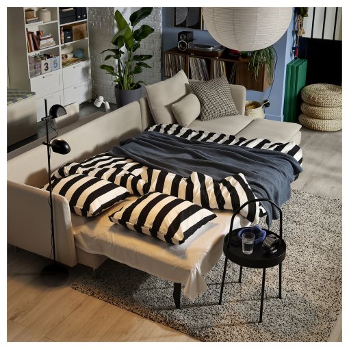 SÖDERHAMN, 4-seat sofa-bed with chaise longue, 696.161.28