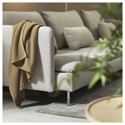 SÖDERHAMN, 4-seat sofa-bed with chaise longue, 696.161.28