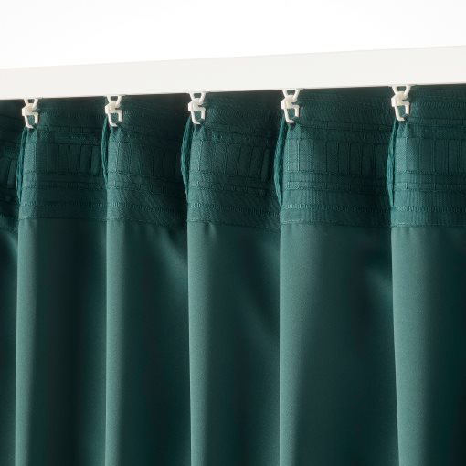 MAJGULL, block-out curtains 1 pair, 145x300 cm, 704.881.15