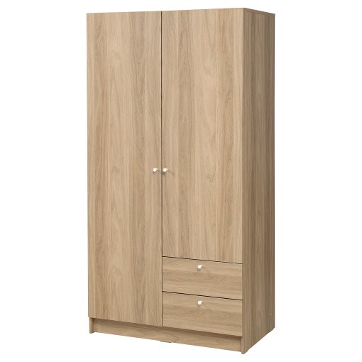VILHATTEN, wardrobe with 2 doors and 2 drawers, 98x57x190 cm, 705.306.09