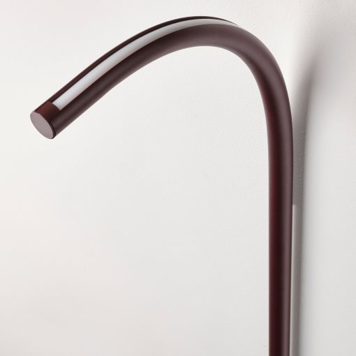 VARMBLIXT, φωτιστικό τοίχου με ενσωματωμένο φωτισμό LED/μέταλλο/σωληνωτό, 705.314.92