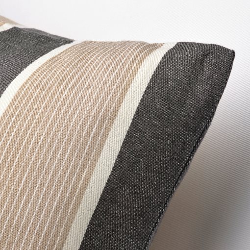 KORALLBUSKE, cushion cover/stripe pattern, 50x50 cm, 705.490.48