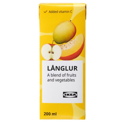 LANGLUR, fruit- and vegetable smoothie/added vitamin C, 200 ml, 705.805.76
