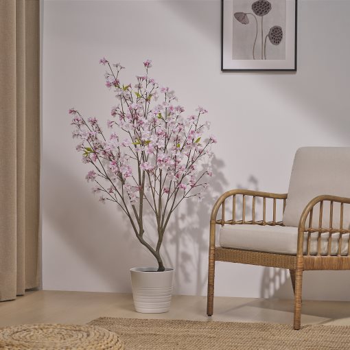 FEJKA, artificial potted plant in/outdoor/Cherry-blossoms, 19 cm, 705.932.39