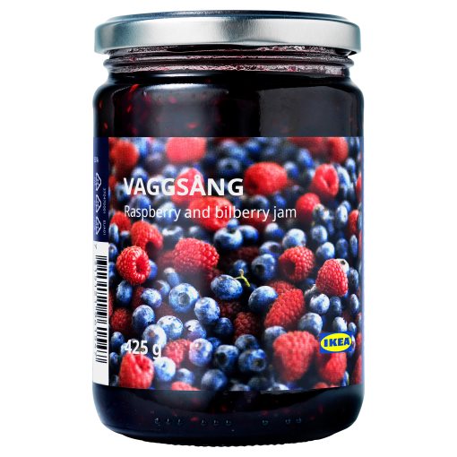 VAGGSANG, raspberry/bilberry jam 425 g, 706.078.54