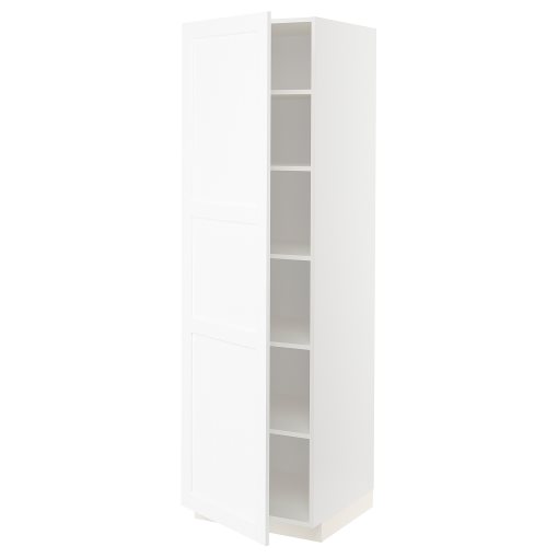 METOD, high cabinet with shelves, 60x60x200 cm, 794.735.10