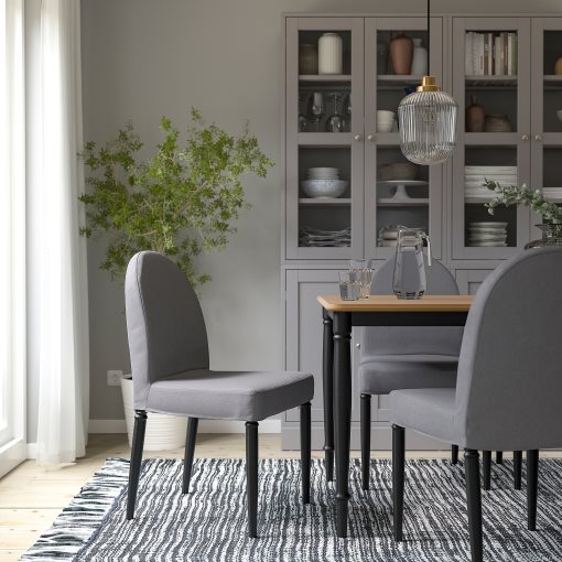 DANDERYD/DANDERYD, τραπέζι και 4 καρέκλες, 130x80 cm, 794.839.48