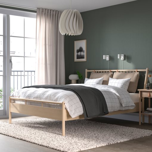 BJÖRKSNÄS, bed frame, 140x200 cm, 795.016.88