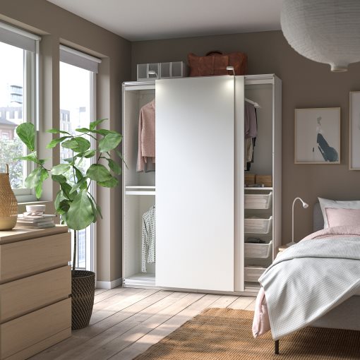 PAX/HASVIK, wardrobe combination, 150x43x201 cm, 795.030.03