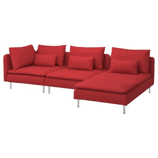 SÖDERHAMN, 4-seat sofa with chaise longue and open end, 795.144.74