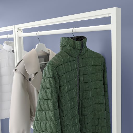 MITTZON, frame with castors/clothes rail/display shelf, 85x205 cm, 795.364.14