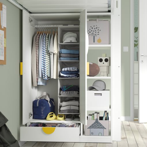 SMÅSTAD, loft bed with desk with 4 drawers, 90x200 cm, 795.420.28