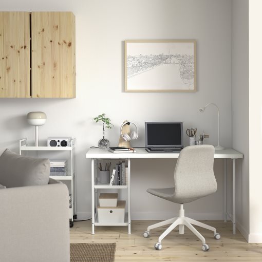 LAGKAPTEN/SPAND, desk, 140x60 cm, 795.636.62