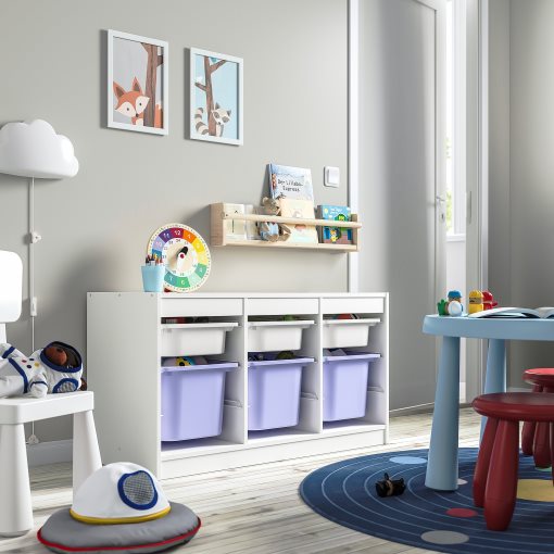 TROFAST, storage combination with boxes, 99x44x56 cm, 795.744.63