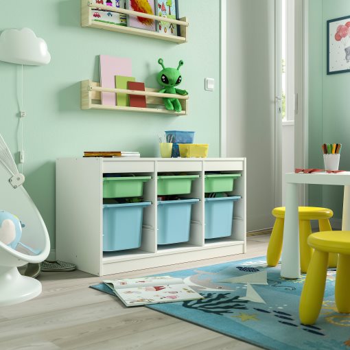 TROFAST, storage combination with boxes, 99x44x56 cm, 795.744.77