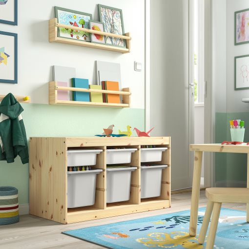 TROFAST, storage combination with boxes, 93x44x52 cm, 795.748.92