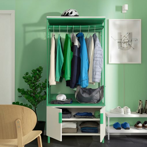 wardrobe with 2 doors, 80x42x173 cm, 795.927.11