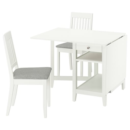 NÄSINGE/NÄSINGE, table and 2 chairs, 48/104/159x85 cm, 795.969.45
