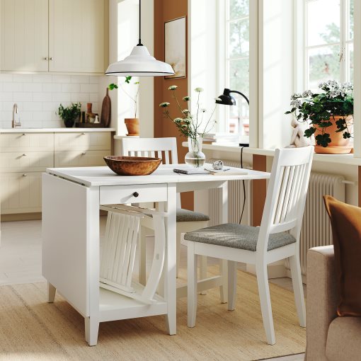 NÄSINGE/NÄSINGE, τραπέζι και 2 καρέκλες, 48/104/159x85 cm, 795.969.45