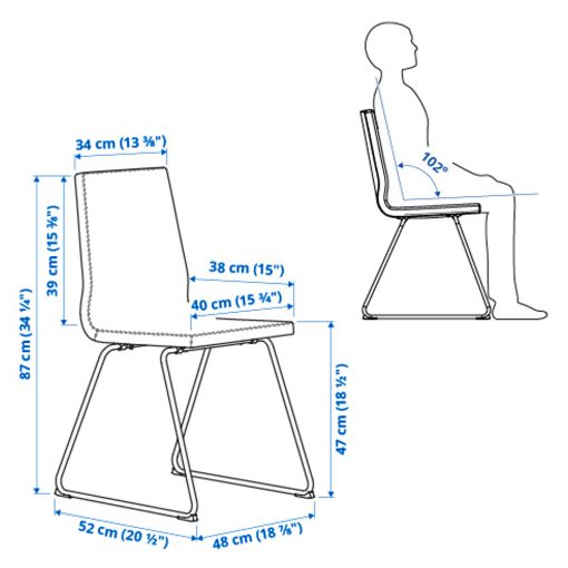 ÅLHULT/LILLÅNÄS, table and 4 chairs, 120x80 cm, 796.100.79