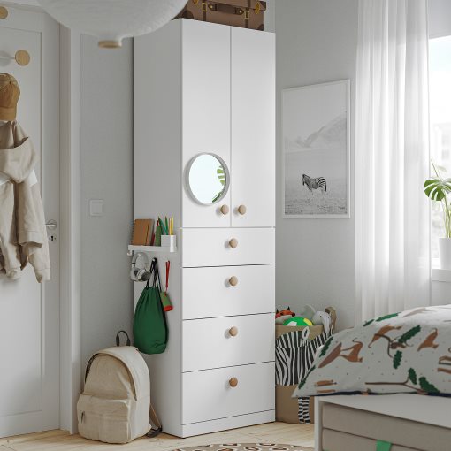 LASTARE, wardrobe combination, 60x42x200 cm, 796.133.08