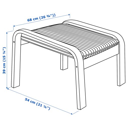 POÄNG, footstool, 796.254.29