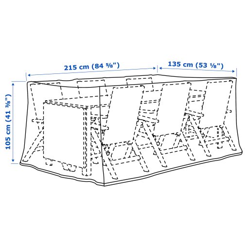 TOSTERÖ, cover for furniture set, 802.923.25